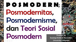 POSMODERN Posmodernitas Posmodernisme dan Teori Sosial Posmodern [upl. by Alegnave]