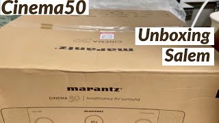 Marantz Cinema50 Unboxing 94 Channel Av Receiver Dolby Atmos Auro3D DtsX [upl. by Tarsuss]