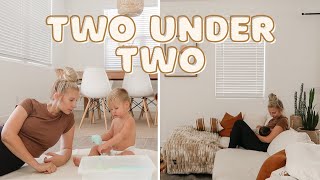 our new normal  ditl vlog of an overwhelmed mom with 2 under 2 [upl. by Nawak]