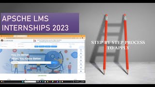 How to apply internships on APSCHE LMS epragathi 2023 online and offline internships [upl. by Sara]