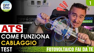 Il commutatore ATS come funziona cablaggio test e considerazioni [upl. by Shamus]