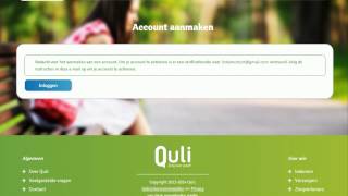 Instructievideo Quli App deel 2 Hoe meld ik mij aan [upl. by Earized]