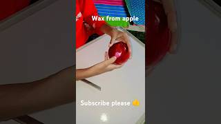 wax apple wax from apple youtubevideo youtube trendingshorts fruit hacks [upl. by Ayekin]