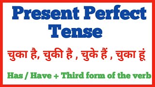 Present Perfect Tense  Explained with examples  English Grammar [upl. by Latsyrk60]