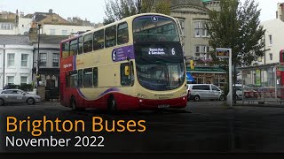 Brighton Buses  November 2022 [upl. by Sallyanne]