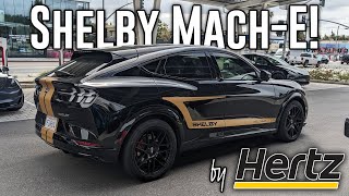 Shelby Mustang MachE GT Rent it from Hertz [upl. by Annodas]