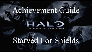 Halo MCC quotStarved for Shieldsquot Achievement Guide Super Easy [upl. by Anaek]