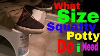 WHAT SIZE SQUATTY POTTY DO I NEED  HERES SOME USEFUL INFO [upl. by Akisey]