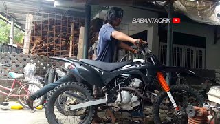 SETTING SCORPIO FRAME KLX [upl. by Enybor]