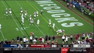 2024 USC vs Akron  Connor Cox 9 Yd Touchdown Reception [upl. by Hluchy]