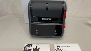 NIIMBOT B3S Label Maker Machine Review Test  NIIMBOT Barcode Label Printer Wireless [upl. by Coraline]