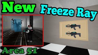 NEW FreezeGun Leak Roblox Survive And Kill The Killers In Area 51 [upl. by Edas]