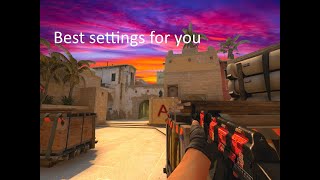 CSGO Best sensitivity and crosshair for you [upl. by Narmi]