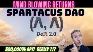 Spartacus DAO 320000 APY and it has the safety of stable coin backing Too good to be true [upl. by Vahe]