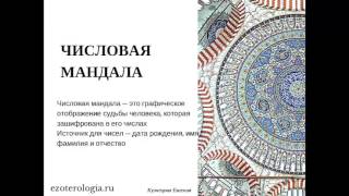 Как работают числовые мандалы Расчет Вашего Кода Сущности [upl. by Eillac]