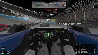 iRacing 255 MPH Dallara iR01 at Texas [upl. by Muldon]