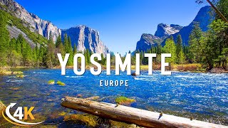 Yosemite National Park 4K Ultra HD • Stunning Footage Scenic Relaxation Film with Calming Music [upl. by Sennahoj]