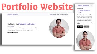 02 How I Built My Portfolio Website with HTML CSS amp JS  StepByStep Guide [upl. by Ylrae807]