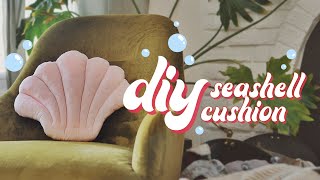 DIY Shell Cushion THE INSTAGRAM SCALLOP SEASHELL CUSHION [upl. by Zara]