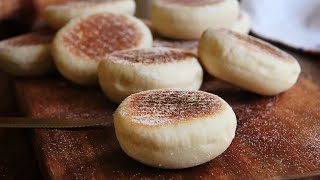 English Muffin  PAN SIN HORNO en SARTÉN  CUKit [upl. by Yadsnil]