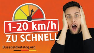 🏎️ 1  20 kmh zu schnell 💰Diese Bußgelder kommen auf euch zu [upl. by Loleta]