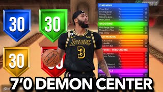 NEW BEST 7’0 DOMINANT POPPER CENTER BUILD NBA 2K25 95 STRENGTH 99 OBOARD amp MORE [upl. by Aeirdna]