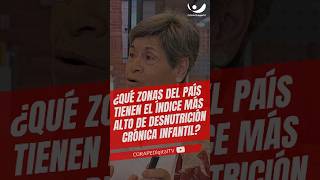 ¿Qué zonas del país tienen el índice más alto de desnutrición crónica infantil [upl. by Drofnas351]