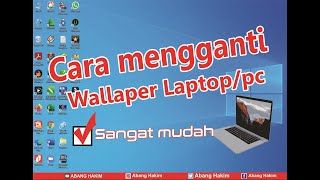 Cara Ganti Wallpaper Laptop [upl. by Major]