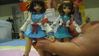 AFR  Fraulein Revoltech VS Figma Haruhi Suzumiya [upl. by Rexana]