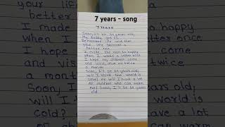 Lukas graham lyrics  song songlovelyrics7year [upl. by Malissia440]