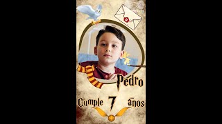 Invitación Animada Harry Potter Cumpleaños videoinvitaciones invitacionanimada harrypotter [upl. by Lleinad]