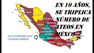 En 10 años triplicó México personas sin religión [upl. by Aivun924]