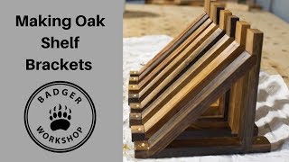 Oak Shelf Brackets [upl. by Aelsel]