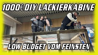 DIY Low Budget Lackierkabine bauen Es geht weiter  ultraviolencegang [upl. by Lyn]