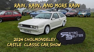 Cholmondeley Castle Classic Car 8th September 2024 it rained it rained a lot [upl. by Hadihsar405]