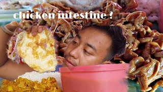 Have you tried Chicken Intestine Chicken intestine mukbang  Naga [upl. by Boycey46]