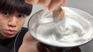 【ASMR】1 minute Shave Sounds【1分間のシェービングASMR】 [upl. by Novyar24]