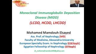 Monoclonal Ig Deposition Disease MIDD [upl. by Freudberg88]