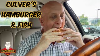 German tries Culvers🍔for the first time [upl. by Nyraa]