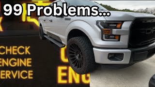 Check Engine Light on my F150 😒Codes P1450 P2196 P2198  Purge Valve [upl. by Airotciv206]