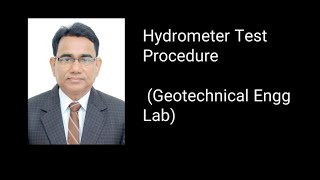 Hydrometer Test Procedure  Geotechnical Engg Lab  Civil Engineering  AKTU [upl. by Teemus]