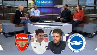 Arsenal vs Brighton Ian Wright Preview  Will The Gunners Continue To Win Mikel Arteta Interview [upl. by Anitnas]