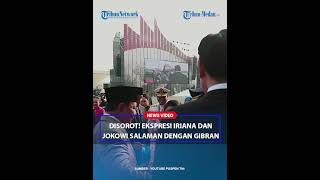 TERSOROT EKSPRESI JOKOWI amp IRIANA Salami Gibran dan Prabowo Saat HUT Ke 79 TNI di Monas [upl. by Thompson]