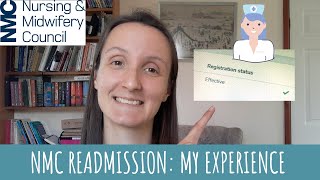 NMC Readmission  My experience [upl. by Nalahs765]