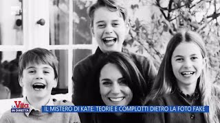 Il mistero di Kate teorie e complotti dietro la foto fake  La Vita in diretta  13032024 [upl. by Daniels]