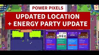 POWER PIXEL  ENERGY PARTY UPDATE pixels pixelsnft playtoearn nftgame [upl. by Ylluz238]