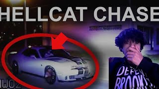 HELLCAT DRIVER GIVES UP TRYING TO ESCAPE POLICE HELICOPTER [upl. by Aramoiz]