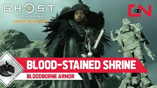 Ghost of Tsushima Blood Stained Shrine Solution  Bloodborne Armor Iki Island [upl. by Panchito]