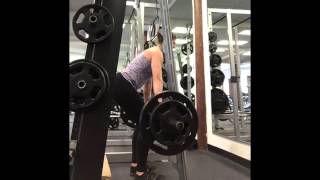 Training Rack Pull in Smith Machine [upl. by Liw]