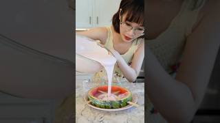 2 ingredients watermelon ice cream 🍉🍨 [upl. by Orteip]